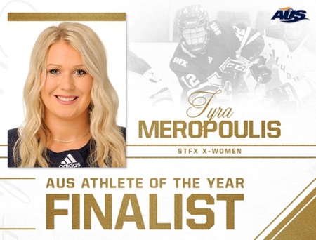 Tyra Meropoulis named finalist for AUS female athlete of the year award