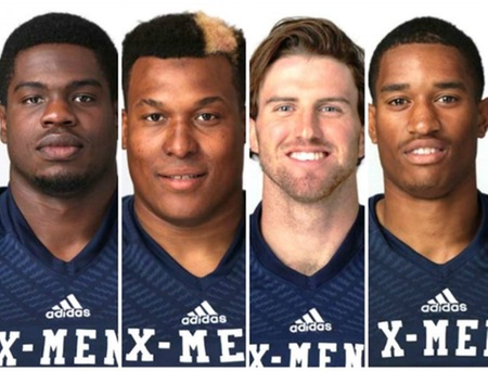 X-Men football athletes participate in CFL and NFL combines